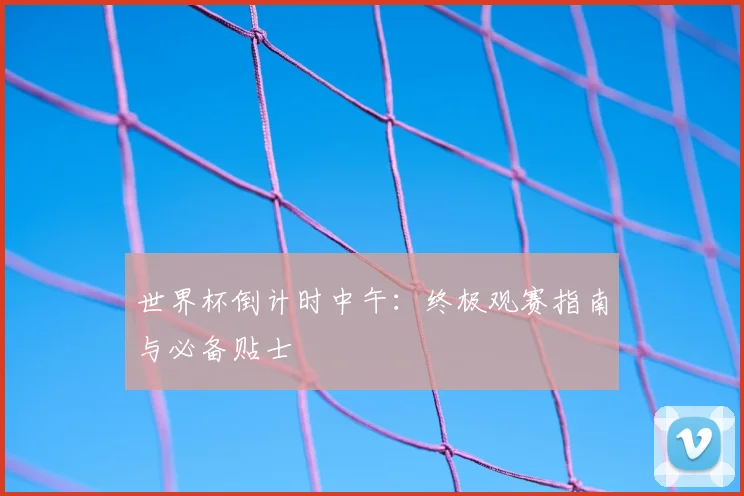 世界杯倒计时中午:终极观赛指南与必备贴士